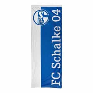 FC Schalke 04 Hissfahne blau weiß 150x400 cm