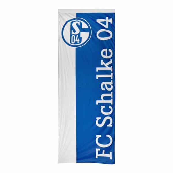 FC Schalke 04 Hissfahne blau weiß 150x400 cm