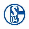 FC Schalke 04 Aufkleber Maxi Blau und Weiss