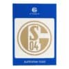 FC Schalke 04 Aufkleber Gold