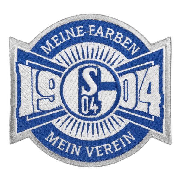 FC Schalke 04 Aufnäher Meine Farben