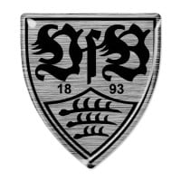 VfB Aufkleber 3D Wappen schwarz