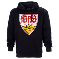 VfB Damen Hoodie Wappen schwarz