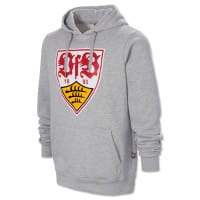 VfB Hoodie Wappen grau