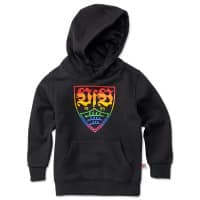 VfB Kids Hoodie schwarz Wappen Vielfalt