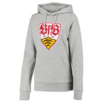 VfB Damen Hoodie Wappen grau