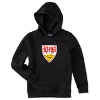 VfB Kids Hoodie Wappen schwarz