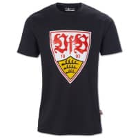 VfB Damen T-Shirt Wappen schwarz