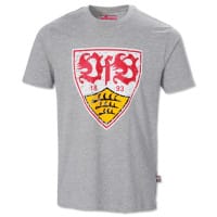VfB Kids T-Shirt Wappen used grau