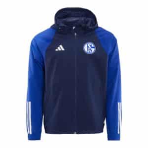 FC Schalke 04 adidas Regenjacke Team navy