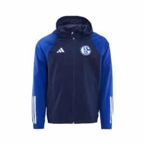 FC Schalke 04 adidas Regenjacke Team Kids navy