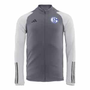 FC Schalke 04 adidas Trainingsjacke Team grau