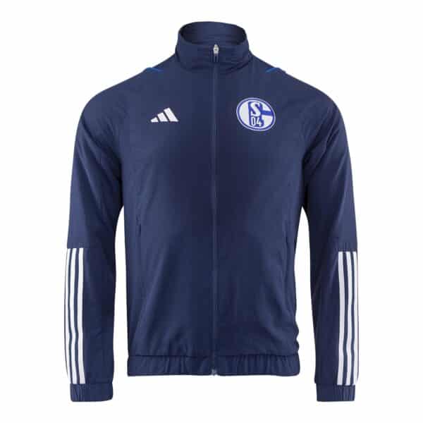 FC Schalke 04 adidas PR-Jacke Team navy