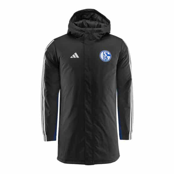 FC Schalke 04 adidas Stadionjacke schwarz
