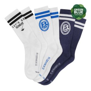 FC Schalke 04 Socke 3er Pack Retro