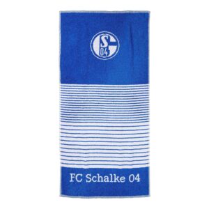FC Schalke 04 Badetuch Streifen königsblau