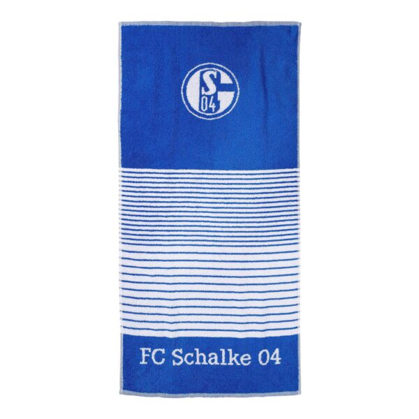 FC Schalke 04 Badetuch Streifen königsblau