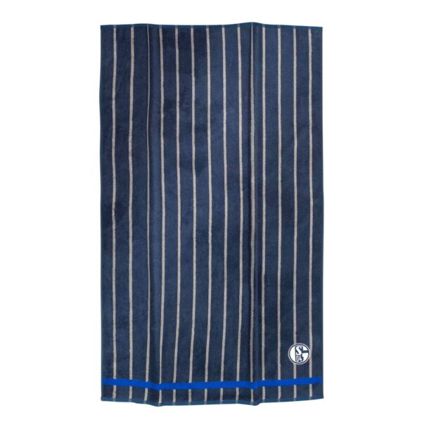 FC Schalke 04 Handtuch navy Streifen