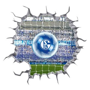 FC Schalke 04 LED Wandsticker 3D Ball