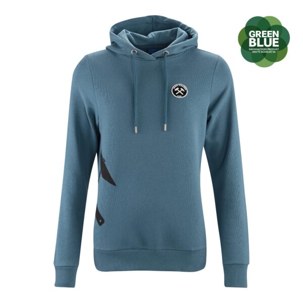 FC Schalke 04 Kapuzen-Sweat Damen Kumpel & Malocher petrol