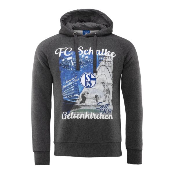 FC Schalke 04 Kapuzen-Sweat Collage grey
