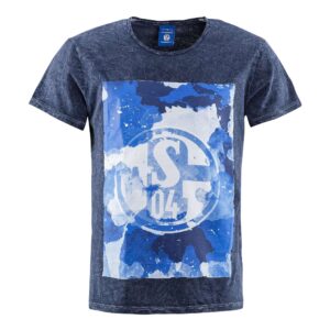 FC Schalke 04 T-Shirt Camo washed