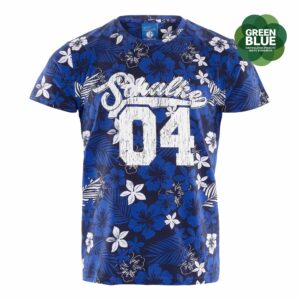 FC Schalke 04 T-Shirt Hawaii navy