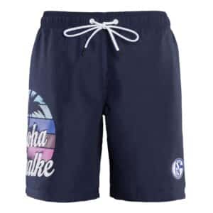 FC Schalke 04 Badeshorts Aloha navy