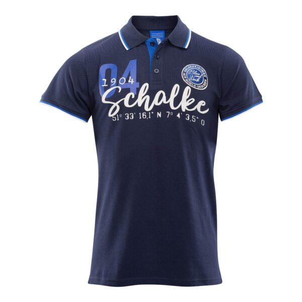 FC Schalke 04 Polo Schalke navy