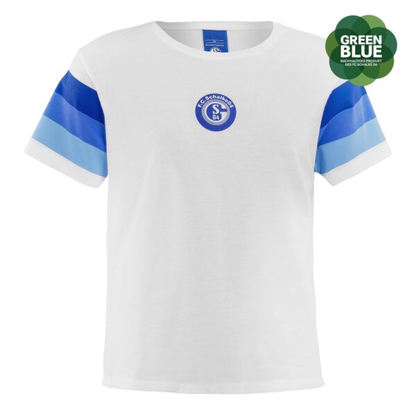 FC Schalke 04 T-Shirt Damen Retro weiß