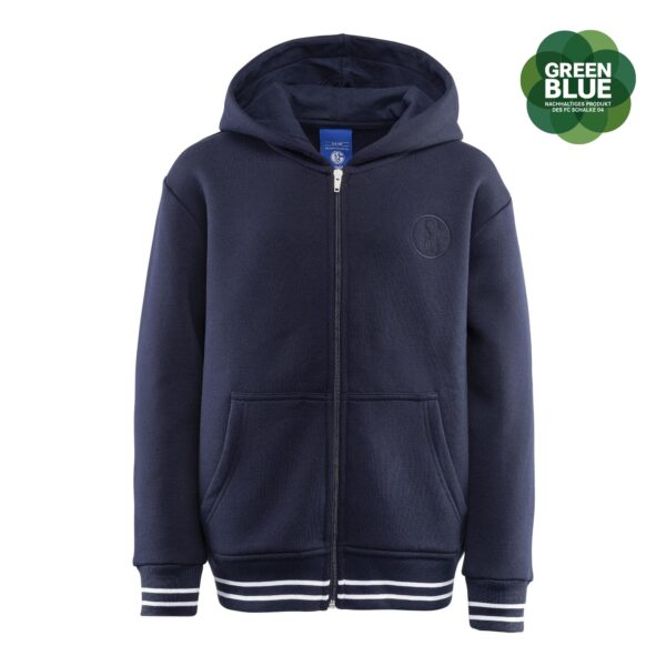 FC Schalke 04 Kapuzen-Jacke Kids College navy