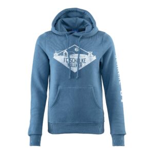 FC Schalke 04 Kapuzen-Sweat Damen Skyline petrol