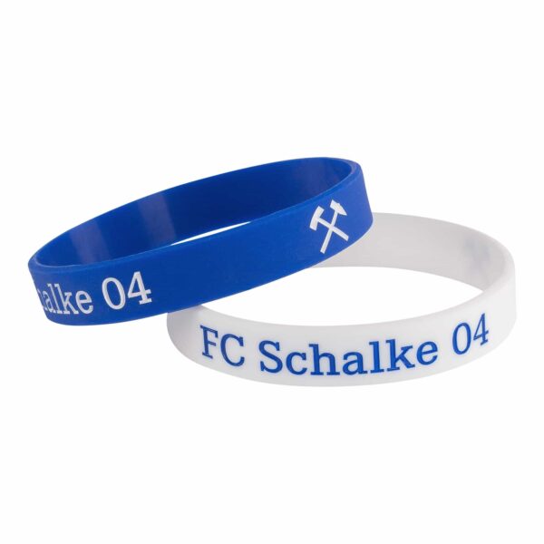 FC Schalke 04 Silikonarmband 2er-Pack