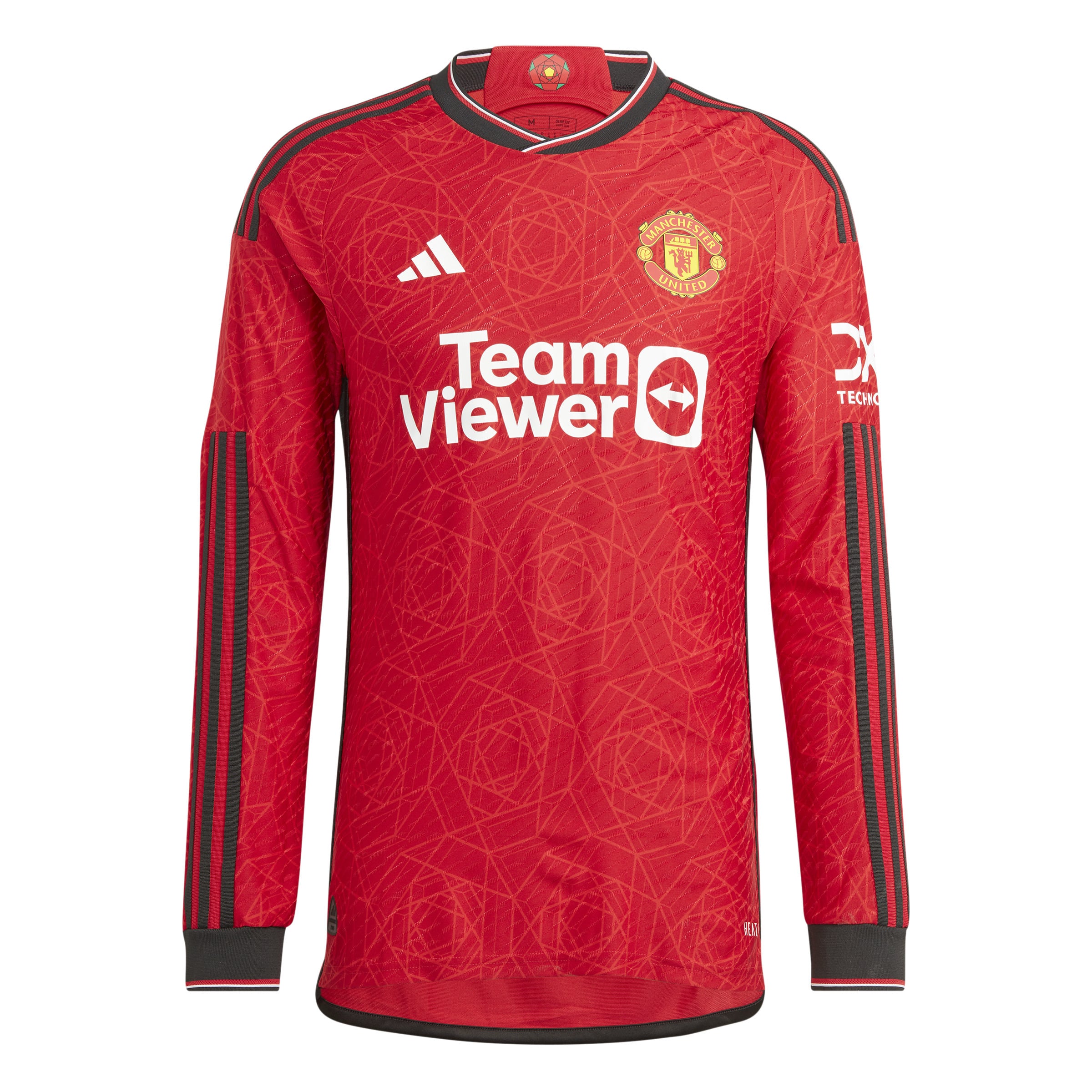 Authentisches langärmeliges Heimtrikot Manchester United 2023/24