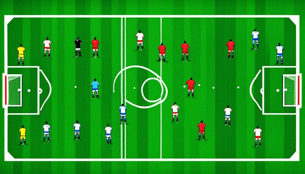 Aufstellung und Positionen der Spieler