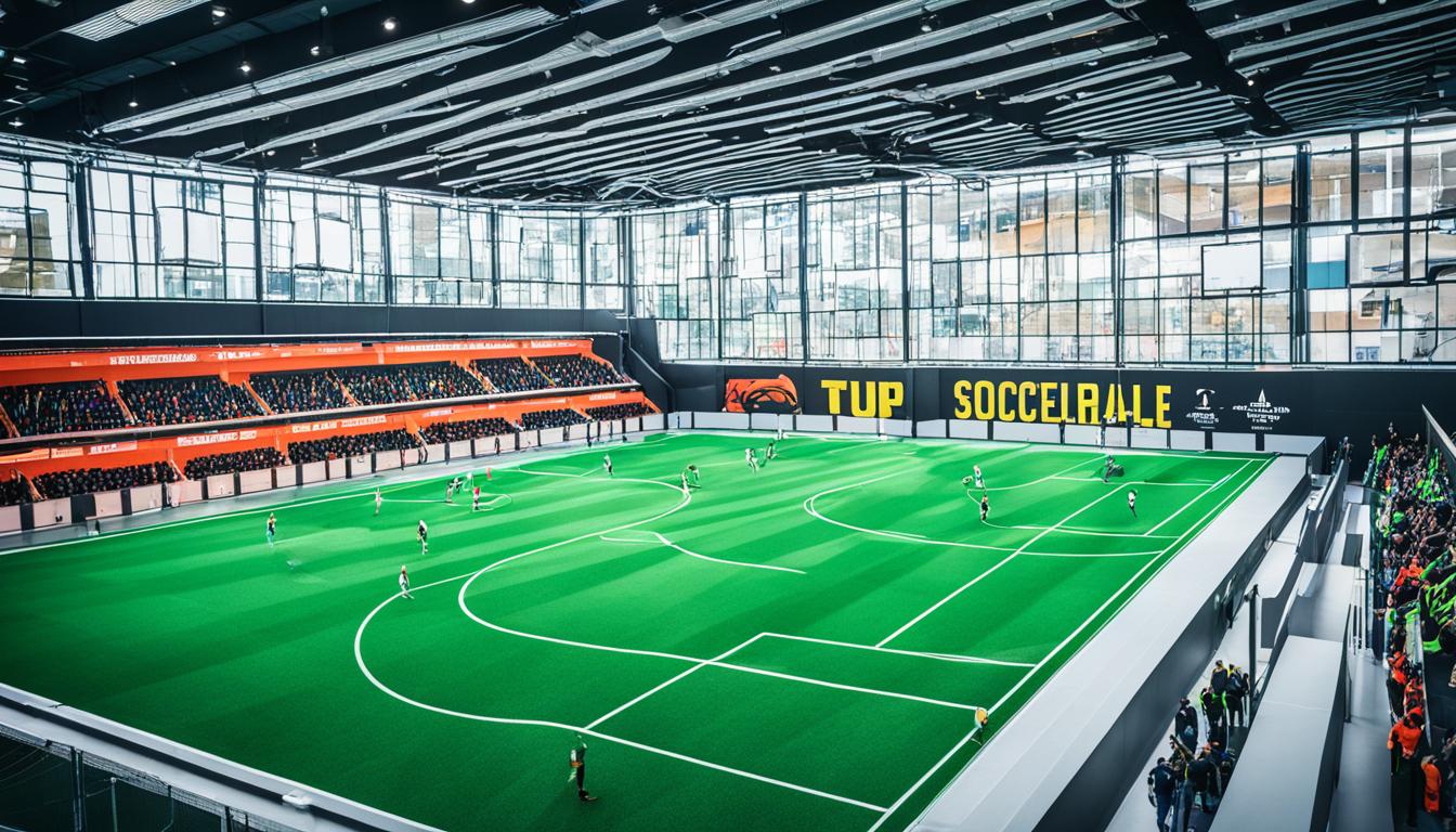 Soccerhalle in Leipzig