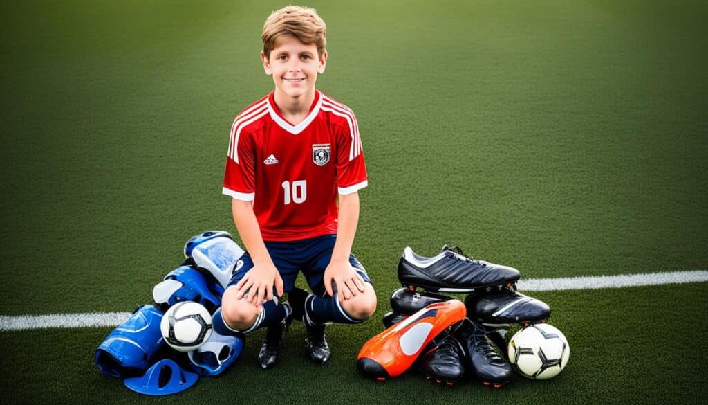 Startausrüstung Fußball